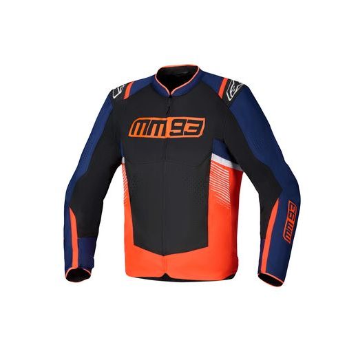 BUNDA T-SPS AIR V2 MM93 KOLEKCE, ALPINESTARS (ČERVENÁ FLUO/MODRÁ/ČERNÁ/BÍLÁ) 2025