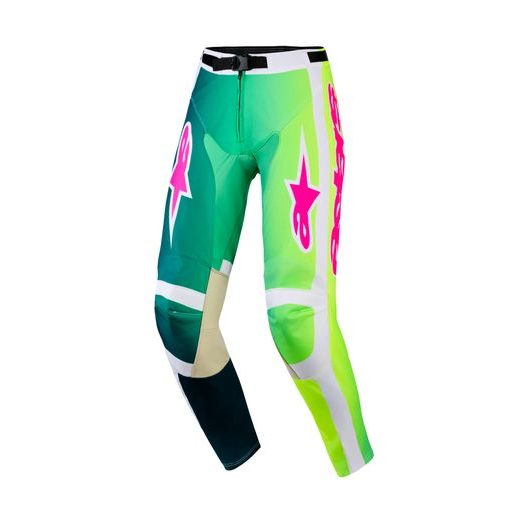 KALHOTY RACER PORTL, ALPINESTARS (ZELENÁ/BÍLÁ/ČERNÁ) 2026