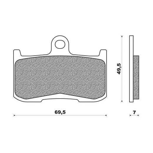 BRZDOVÉ DESTIČKY, NEWFREN (SMĚS ROAD TOURING SINTERED) 2 KS V BALENÍ