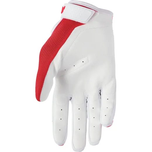 DĚTSKÉ MOTO RUKAVICE THOR YOUTH RIDEMODE STATIC GLOVES ČERVENÁ