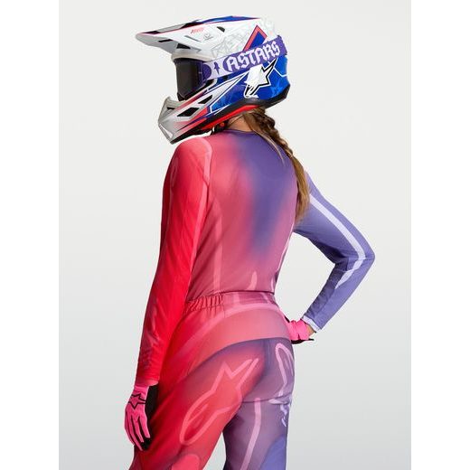 DRES STELLA FLUID KEPLER, ALPINESTARS, DÁMSKÉ (FIALOVÁ/PURPUROVÁ/ČERVENÁ) 2027