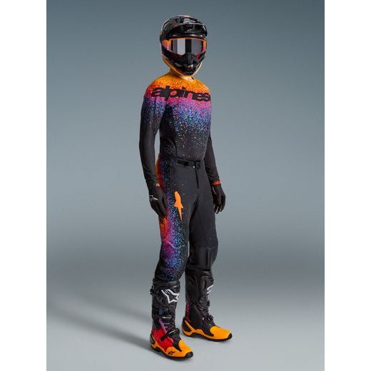 KALHOTY SUPERTECH LIMITOVANÁ EDICE BLACK HOLE, ALPINESTARS (ČERNÁ/MULTICOLOR) 2026