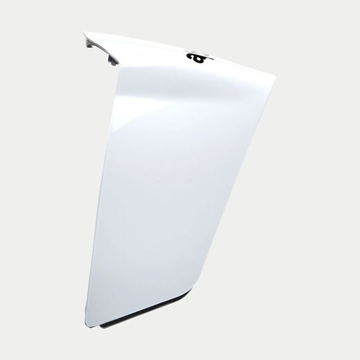 AERODYNAMICKÝ SPOILER PRO PŘILBY SUPERTECH R-10 SOLID RACING PROFIL, ALPINESTARS (BÍLÁ)