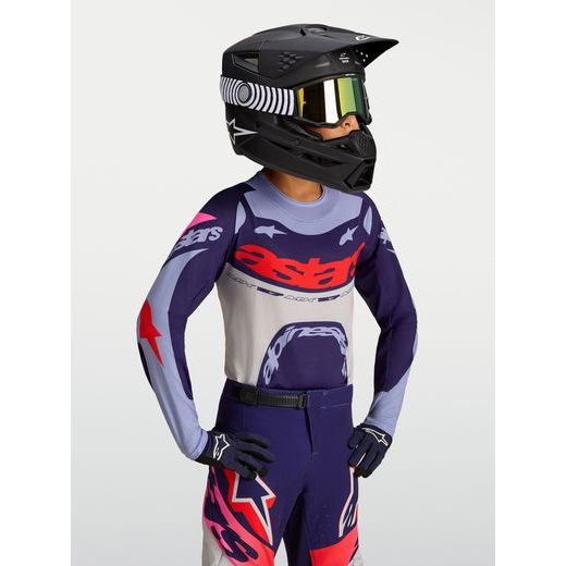 DRES SUPERTECH DYNA YOUTH, ALPINESTARS, DĚTSKÉ (SVĚTLE FIALOVÁ/MODRÁ/RŮŽOVÁ/BÍLÁ) 2027