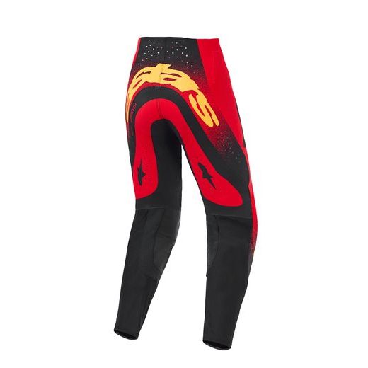 KALHOTY SUPERTECH SCENZ, ALPINESTARS (ČERVENÁ/ČERNÁ/ŽLUTÁ) 2026