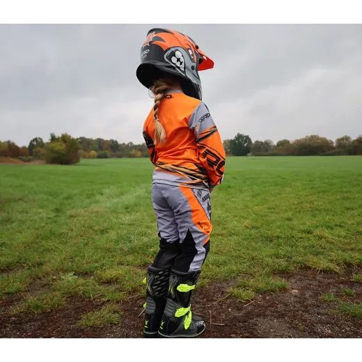 DĚTSKÁ MOTO HELMA XRC MX DUCKER ORANGE