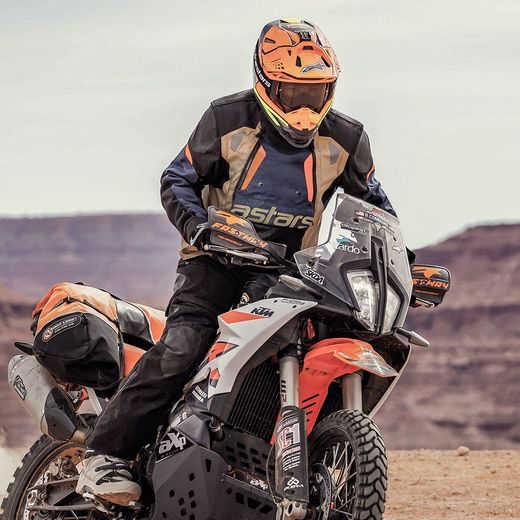 BUNDA HALO DRYSTAR, ALPINESTARS (TMAVĚ MODRÁ/KHAKI/ORANŽOVÁ/ČERNÁ) 2023