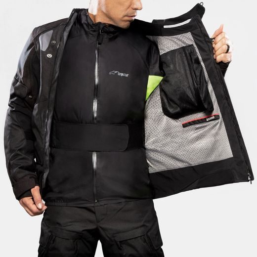 BUNDA HALO DRYSTAR, ALPINESTARS (ČERNÁ/ČERNÁ)