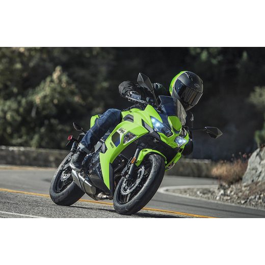 KAWASAKI NINJA 650 MY26 METALLIC FLAT SPARK BLACK / METALLIC CARBON GRAY