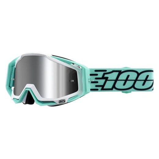 100% BRÝLE RACECRAFT DREAMFLOW - USA (MODRÉ ZRCADLOVÉ +ČIRÉ PLEXI)