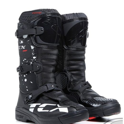 TCX COMP KID DĚTSKÉ MOTOKROSOVÉ BOTY ČERNO BÍLÉ