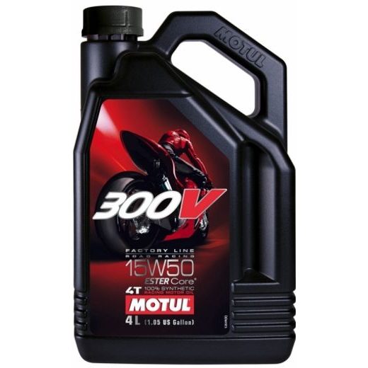 MOTUL 300V 4T FACTORY LINE ROAD RACING 15W50 4L