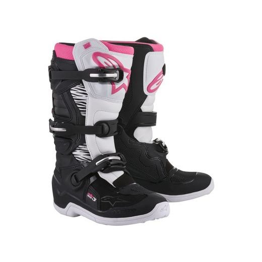 ALPINESTARS BOTY STELLA TECH 3 (ČERNÉ/BÍLÉ/RŮŽOVÉ)