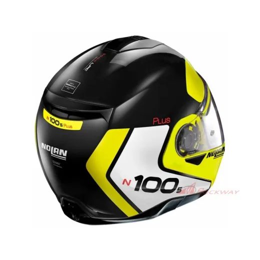 NOLAN VÝKLOPNÁ PŘILBA N100-5 PLUS DISTINCTIVE N-COM GLOSSY BLACK
