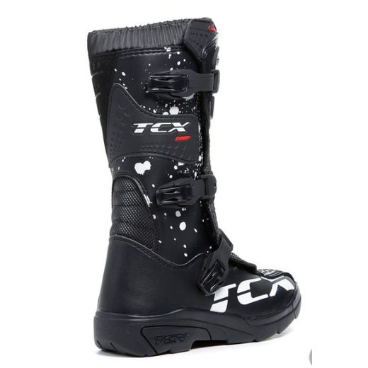 TCX COMP KID DĚTSKÉ MOTOKROSOVÉ BOTY ČERNO BÍLÉ