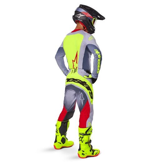 DRES TECHSTAR MELT, ALPINESTARS (ČERVENÁ/ŠEDÁ) 2025