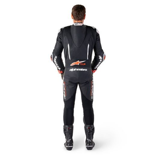 JEDNODÍLNÁ KOMBINÉZA GP-R7, TECH-AIR READY/KOMPATIBILNÍ, ALPINESTARS (ČERNÁ/BÍLÁ/ČERVENÁ FLUO) 2025