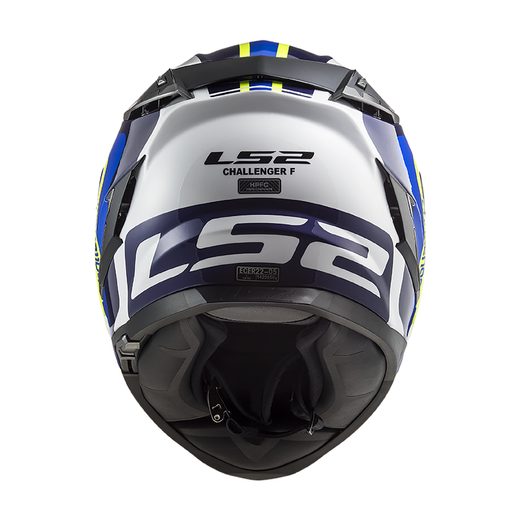 INTEGRÁLNÍ HELMA LS2 FF327 CHALLENGER GALACTIC GLOSS WHITE YELLOW BLUE