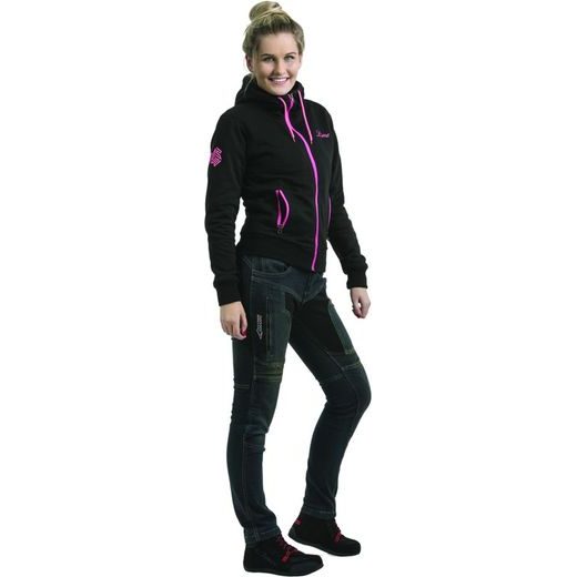 MBW DÁMSKÁ KEVLAROVÁ MOTO MIKINA S KAPUCÍ DARA ARAMID