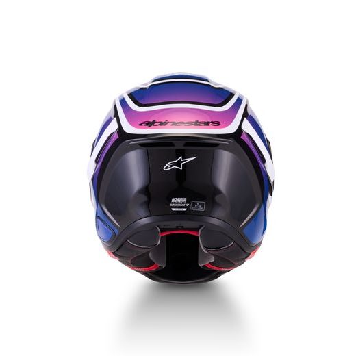 PŘILBA S-R7 ZEAL, ALPINESTARS (ČERNÁ/MODRÁ/RŮŽOVÁ FLUO/BÍLÁ) 2026