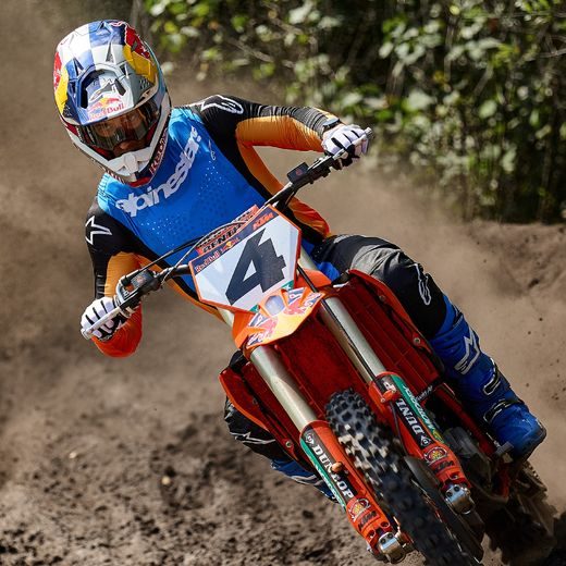 KALHOTY TECHSTAR MELT, ALPINESTARS (ORANŽOVÁ/MODRÁ) 2025