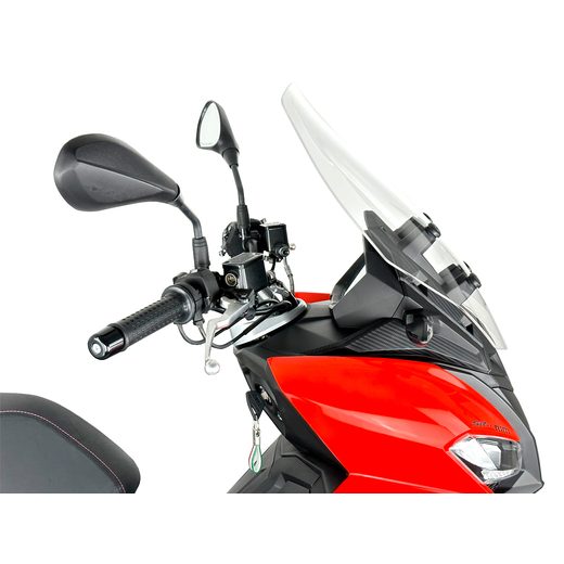 ČIRÝ VYSOKÝ PLEXI ŠTÍT WRS APRILIA SR GT 125/200