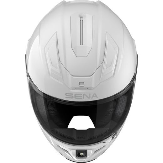PŘILBA S HEADSETEM PHANTOM, SENA (LESKLÁ BÍLÁ)