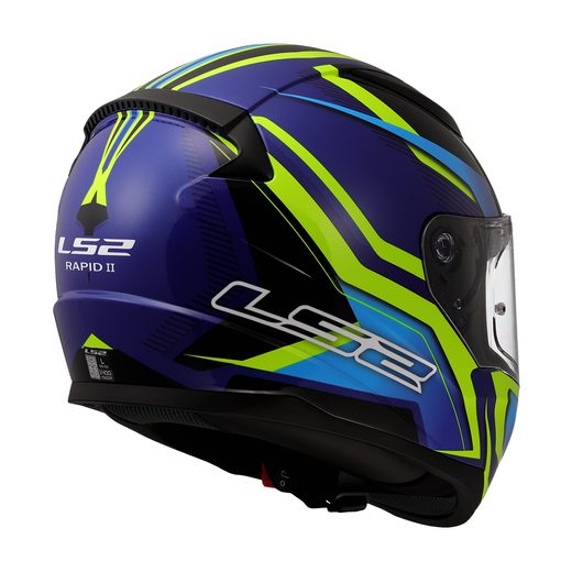 LS2 FF353 RAPID II FLITZ H-VIS YELLOW BLUE-06