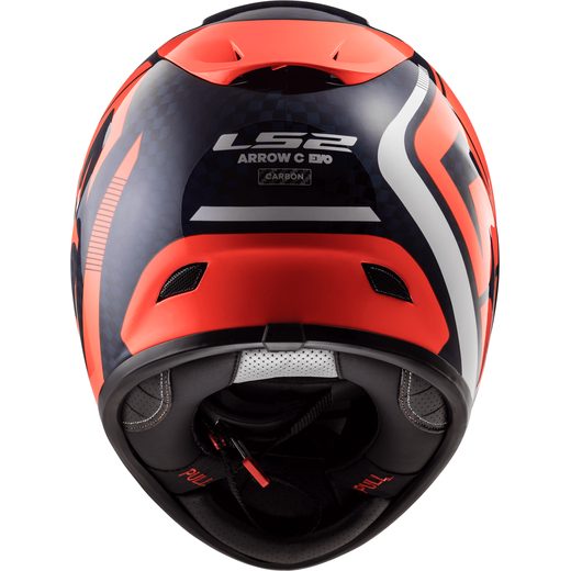 LS2 FF323 ARROW C EVO STING BLUE FLUO ORANGE