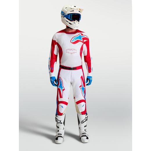 DRES RACER HUNT, ALPINESTARS (BÍLÁ/ČERVENÁ/MODRÁ) 2027