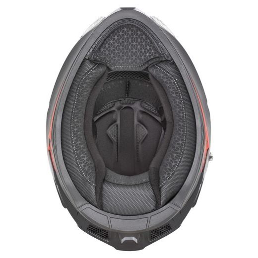 PŘILBA K40, ZED (ČERNÁ MATNÁ/ČERVENÁ) 2026