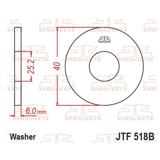 ŘETĚZOVÉ KOLEČKO JT JTF 518B