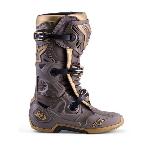 BOTY TECH 10 LIMITOVANÁ EDICE AIR GOLD, ALPINESTARS (HNĚDÁ/ZLATÁ) 2026