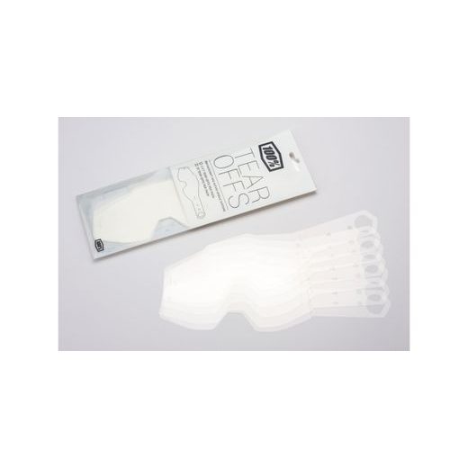 100% STRHÁVACÍ SLÍDY PLEXI LAMINOVANÉ PRO BRÝLE RACECRAFT/ACCURI/STRATA - USA (2X7 VRSTEV V BALENÍ, ČIRÉ)