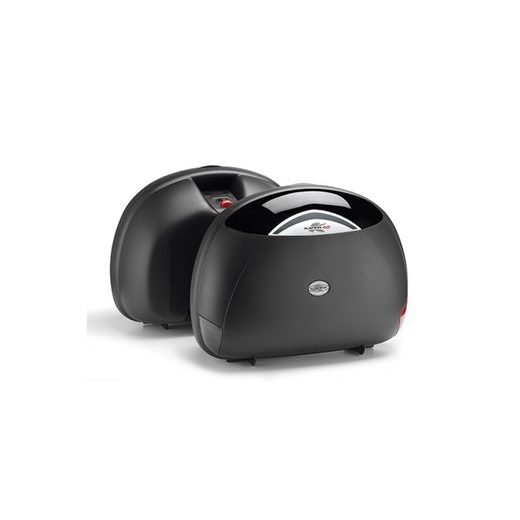 MONOKEY BOČNÍ KUFRY - 40 L, KAPPA (ČERNÉ, PÁR)