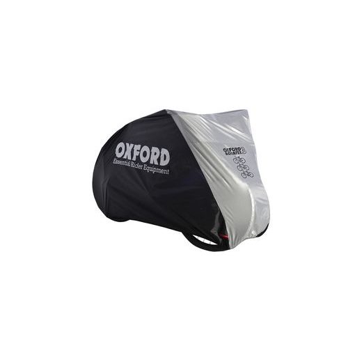PLACHTA NA TŘI KOLA AQUATEX, OXFORD (ČERNÁ/STŘÍBRNÁ)