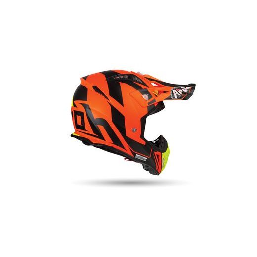 PŘILBA AVIATOR 2.3 AMSS BIGGER, AIROH - ITÁLIE (ORANŽOVÁ MATNÁ)