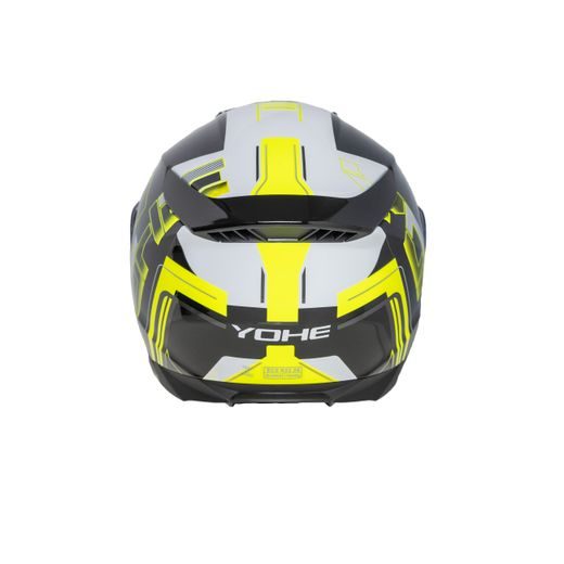 YOHE VÝKLOPNÁ MOTO PŘILBA 937 DOUBLE VISOR ČERNÁ FLUO