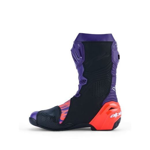 BOTY SUPERTECH R VENTED FLYTE LIMITOVANÁ EDICE JORGE MARTIN, ALPINESTARS (FIALOVÁ/ČERVENÁ/ČERNÁ) 2026