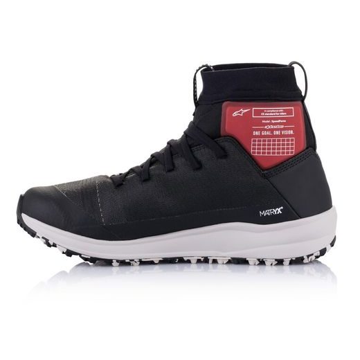 BOTY SPEEDFORCE, ALPINESTARS (ČERNÁ/BÍLÁ/ČERVENÁ)