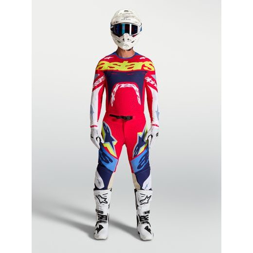DRES SUPERTECH DYNA, ALPINESTARS (ČERVENÁ/BÍLÁ/MODRÁ/ZELENÁ/ČERNÁ) 2027