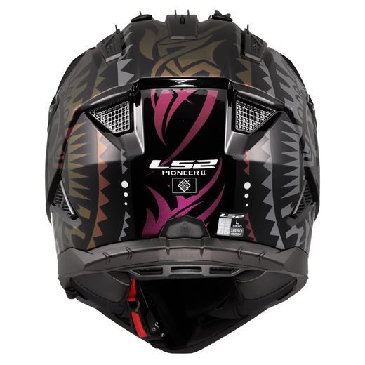 LS2 ENDURO MOTO PŘILBA MX702 PIONEER II RANGI BLACK