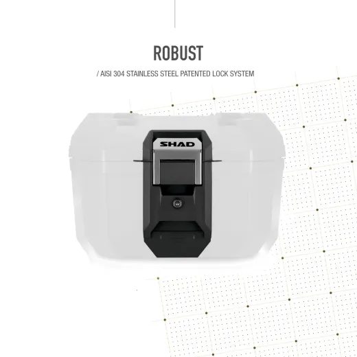 VRCHNÍ KUFR NA MOTORKU SHAD TERRA TR41 S HLINÍKOVÝM KRYTEM