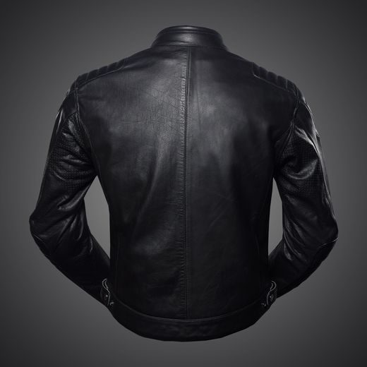 4SR KOŽENÁ BUNDA COOL JACKET (ČERNÁ)