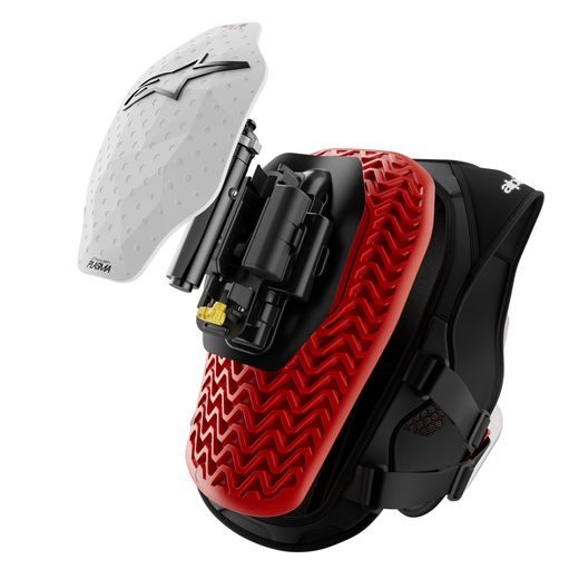 AIRBAGOVÁ VESTA TECH-AIR®MX PLASMA SYSTEM, ALPINESTARS (BÍLÁ/ČERNÁ/ČERVENÁ, KOMPATIBILNÍ PRO DOWNHILL ALGORITMUS) 2027