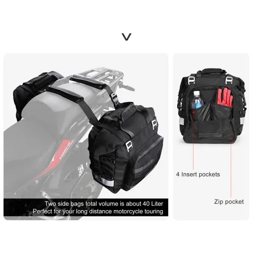 RHINOWALK - BOČNÍ BRAŠNA 20L