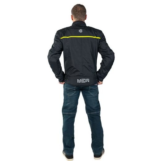MBW PÁNSKÁ TEXTILNÍ MOTO BUNDA JEREMY ČERNÁ