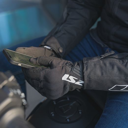 LS2 SILVA MAN GLOVES BLACK