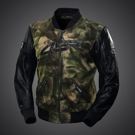 BUNDA 4SR KOŽENÁ BOMBER CAMO JACKET