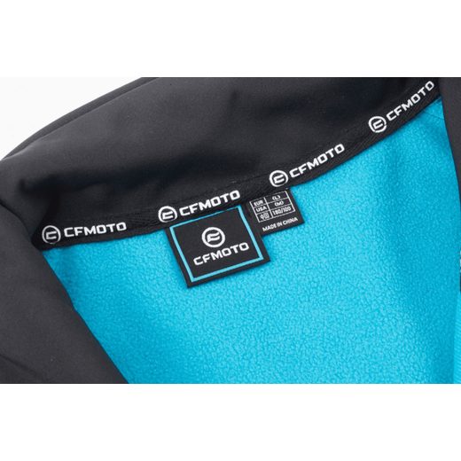 CFMOTO PÁNSKÁ BUNDA SOFTSHELL, ČERNÁ